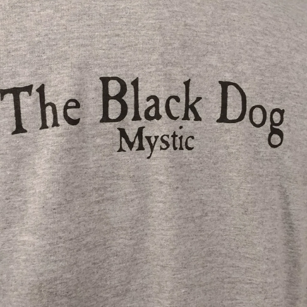 Black Dog XXL Heather Gray T Shirt Tee Mystic Bar Made in USA Chest 50" Unisex - Picture 3 of 6